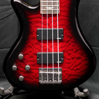 Schecter Stiletto Extreme-4 Lefty Electric Bass Black Cherry image 2