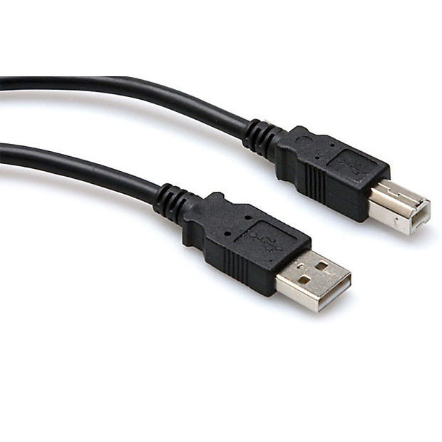 Hosa USBAB10 USB-210AB USB Cable Type A to Type B - 10' image 1