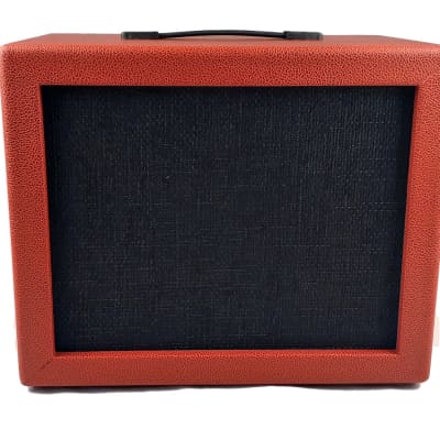 G&A 1x12 Compact  Red /Black Unloaded guitar cabinet image 4