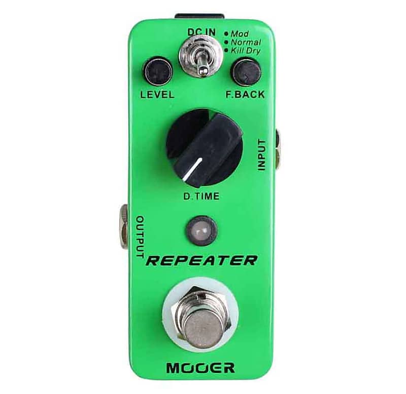Mooer Repeater MICRO Guitar Delay 3 Modes Effects Pedal True Bypass NEW image 1