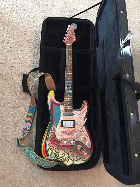 【新品、本物、当店在庫だから安心】 Fender stratocaster Reverb | Finish Psychedelic Custom ギター