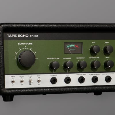 Echo Fix EF-X2 2024 - “STORE DEMO MODEL” - Black / Green. Tape Echo w/  Spring Reverb & DSP Reverb & Chorus. NEW (Authorized Dealer) image 2