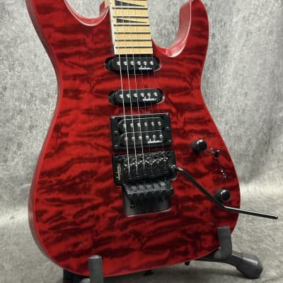Jackson JS34Q Dinky DKAM 2021 - Transparent Red image 1