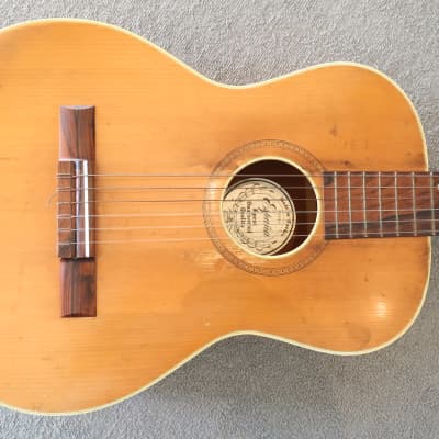 Vintage 1960s Espana Classical Guitar Made In Sweden Dinged Up Worn In Player Grade Low Action image 2