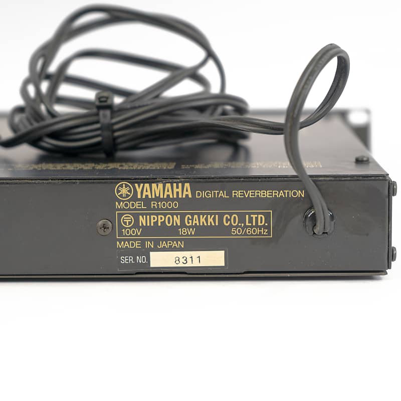1980s Yamaha R1000 Digital Reverberation - Reverb + Equalizer 