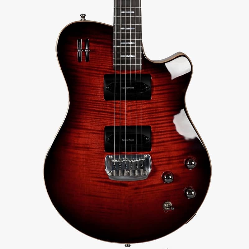 Wild Custom Guitars Gyrock Dark Red Burst Canadian Maple / Honduran Mahogany #028 image 1