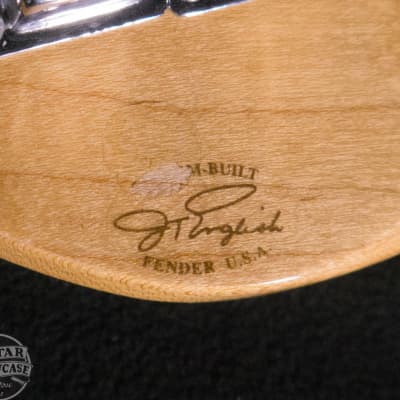 Fender 2004 Masterbuilt John English Telecaster Thinline Guitar- Pine/Leather image 16