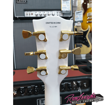 Tokai Legacy Series Love Rock Les Paul Custom Electric Guitar in White image 6