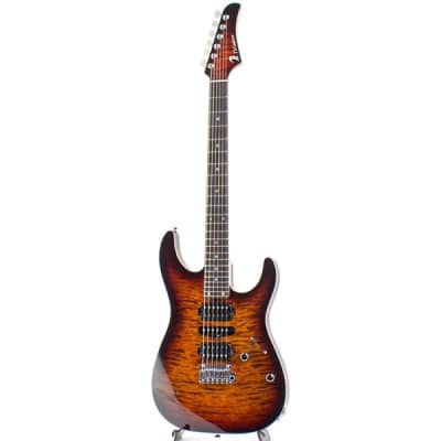 T's Guitars DST-Pro24 Quilt Maple Top(Tiger Eye Burst) w/Buzz Feiten Tuning System image 2