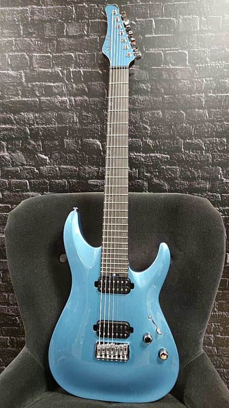 Schecter Signature Aaron Marshall Am 7 Cobalt Slate Reverb Uk