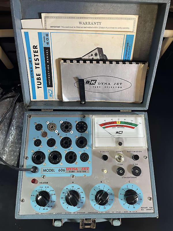 B&K Dyna-Jet 606 ***Calibrated Tube Tester | Reverb