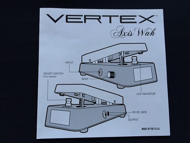 Axis Wah (BBE Ben Wah) | vertexeffects.com