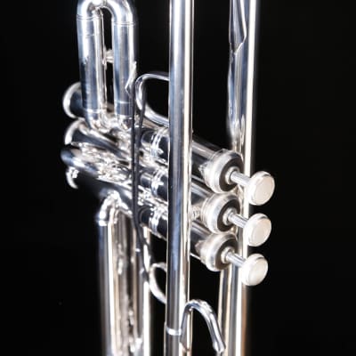 Bach 180S43 Stradivarius 180 Series Profess Bb Trumpet, #43 Bell, Silver Plated image 7