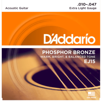 D'Addario EJ17 Phosphor Bronze Acoustic Guitar Strings - .013-.056 Medium image 6