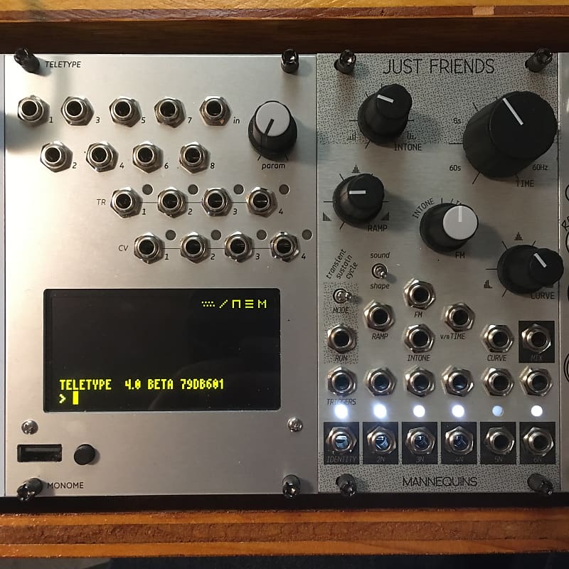 Monome Teletype Mannequins Just Friends Reverb