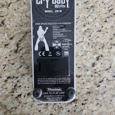 Dunlop ZW45 Zakk Wylde Signature Cry Baby Wah | Reverb Canada