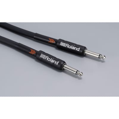 Roland RIC-B15 Black Series Instrument Cable, 1/4" TS to Same, 15ft image 2
