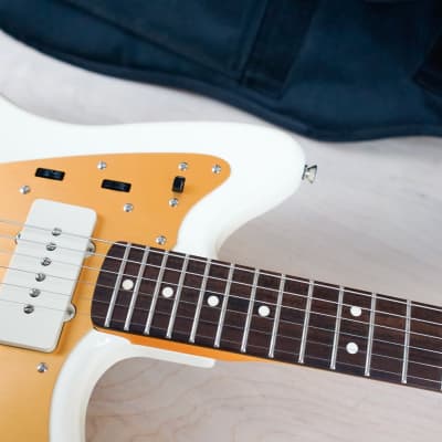 Fender Squier J Mascis Jazzmaster 2021 Vintage White Laurel Fretboard w/ Gig Bag image 6