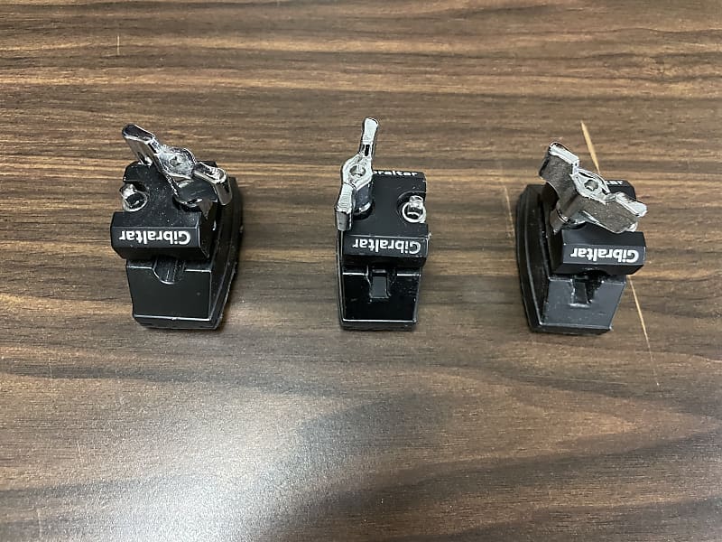 3 Pack Gibraltar Floor Tom Drum Leg Bracket Assembly 12.7mm Reverb