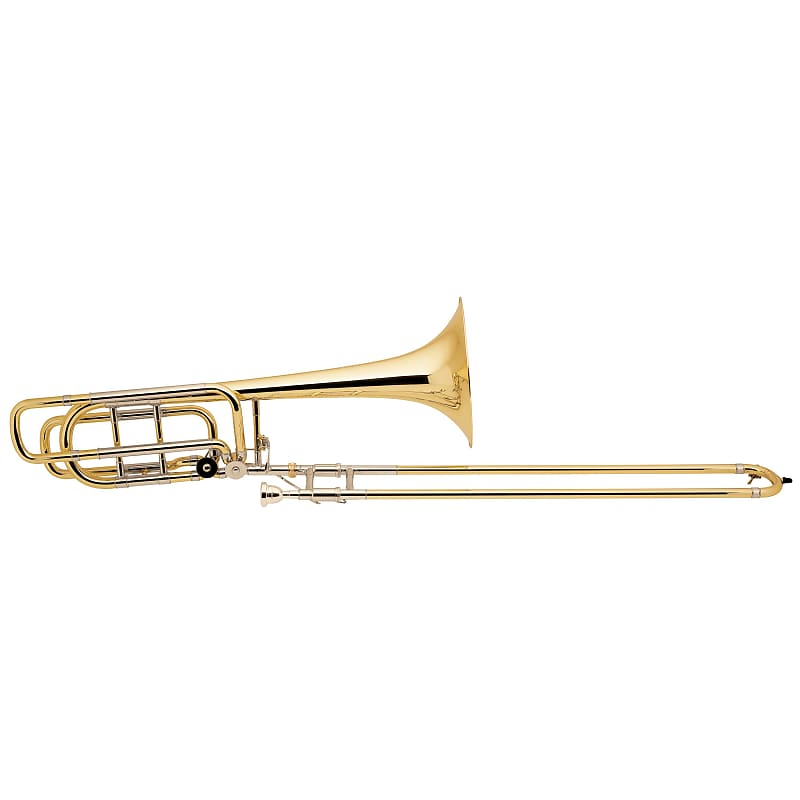 Bach Stradivarius 50B3O Bass Trombone With Dual Inline Rotary Valves, Open Wraps image 1