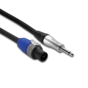 Hosa SKT-210Q Neutrik SpeakOn to 1/4" TS Edge Speaker Cable - 10'