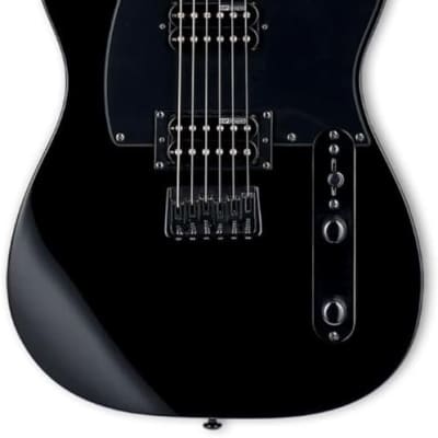 ESP Ltd TE-200 Electric Guitar, Black image 4