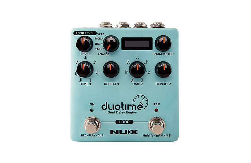 NUX Duotime Dual Delay Engine (NDD-6) Effects Pedal | Reverb Canada