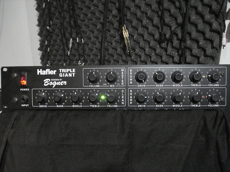 Hafler [ Bogner designed ] Triple Giant 3 ch tube guitar Reverb