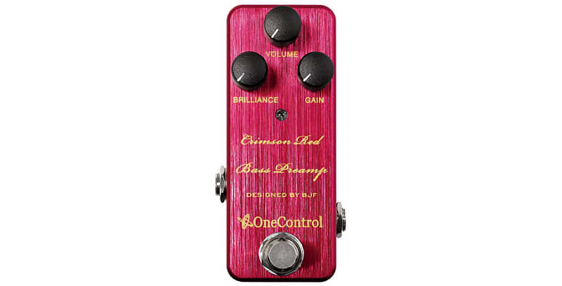 One Control Crimson Red - Bass Preamp | Reverb