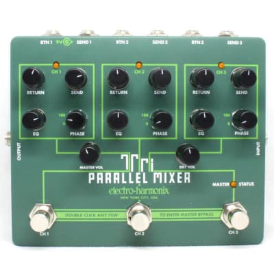 Electro-Harmonix Tri Parallel Mixer - Parallel FX Loop Mixer and Switcher, 9.6DC-200 PSU included image 1