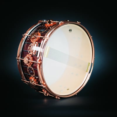 DW 14 x 6.5 Neil Peart Time Machine Snare Drum image 4