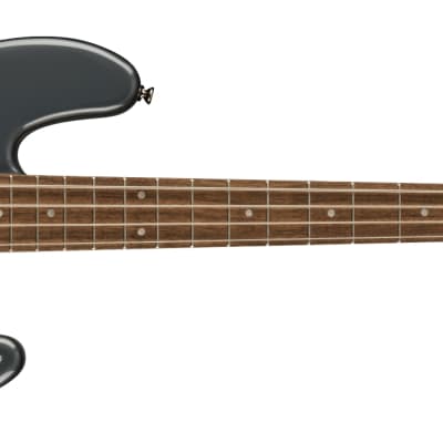 Squier Affinity Jazz Bass with Laurel Fretboard 2020 - Present Charcoal Frost Metallic image 2