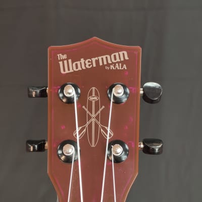 Kala KA-SWF-PL Fluorescent Waterman Series Soprano Ukulele - Purple Grape image 3