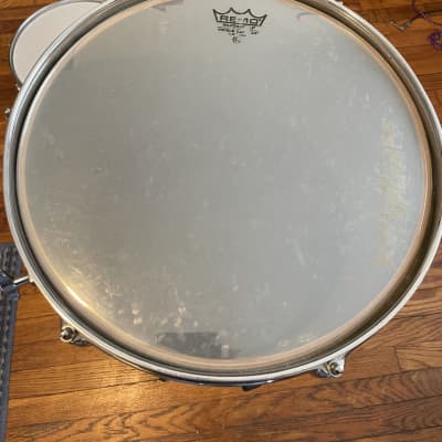 Gretsch 9x13 Stop Sign Tom Drum Chrome on wood image 4