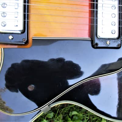 Kapa  Series 500 Guitar, 1960's,  Sunburst, 2 P.U.'s, Clean image 5