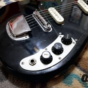 Cort "H-804" Slammer Electric Guitar (1970s , Black) image 5