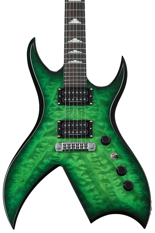 B.C. Rich Rich B Legacy 2023 Electric Guitar - Trans Green | Reverb