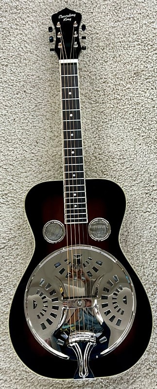Recording King RR-36-VS Maxwell Series Square Neck Resonator Guitar, Sunburst image 1