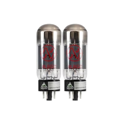 JJ 6L6GC Burned In Power Vacuum Tubes for Electric Guitar Amplifier