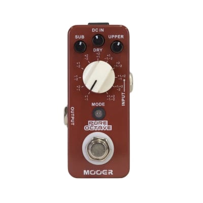 Mooer 'Pure Octave' Polyphonic Octave Micro Guitar Effects Pedal image 1