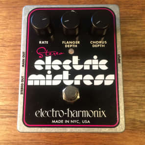 Electro Harmonix Stereo Electric Mistress 2014 Black & Silver image 2