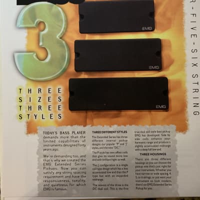 EMG Catalog Brochures Pickup Lines Vintage H 85 89 image 10