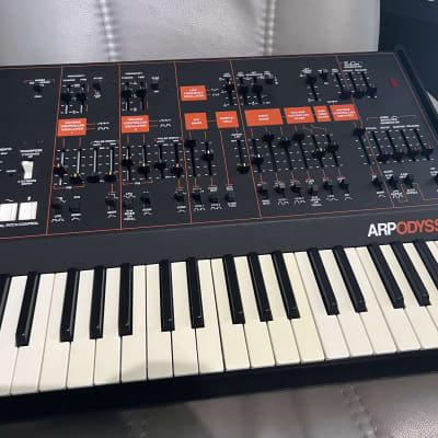 Korg ARP Odyssey Rev3 37-Slim Key Duophonic Analog Synthesizer 2015 - Present - Black/Orange