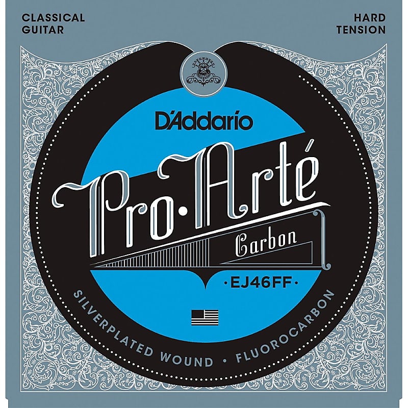 D'Addario Pro-Arte Carbon with Dynacore Basses - Hard Tension Classical Guitar Strings image 1