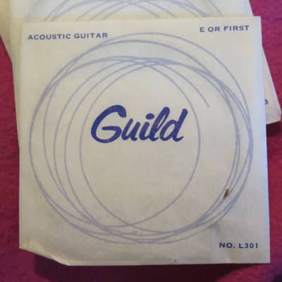 vintage 1960's pack GUILD guitar strings box + 5 strings Westerly RI case candy starfire  x500 image 8