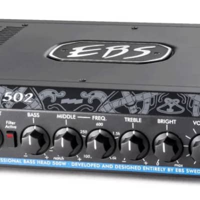 EBS EBSRD-502 Reidmar 500W Bass Guitar Amplifier Head image 1