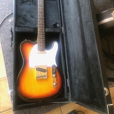 Indy Custom Tele Body - Brown Sunburst Electric Guitar for sale