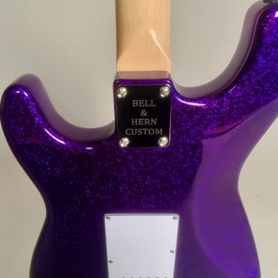 2023 Bell & Hern Custom "The  Space X Stratosphere Sparkle Strat"  One of a kind !! image 8