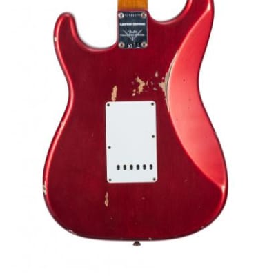 Fender 1964 Stratocaster Relic Aged Candy Apple Red image 5