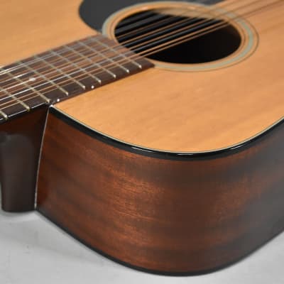 1977 Martin D12-18 Natural Finish Vintage Acoustic 12 String Guitar w/OHSC image 5